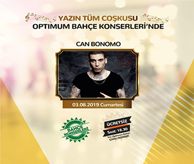 Ücretsiz Can Bonomo Konseri Haberi, İzmir Optimum, 2019